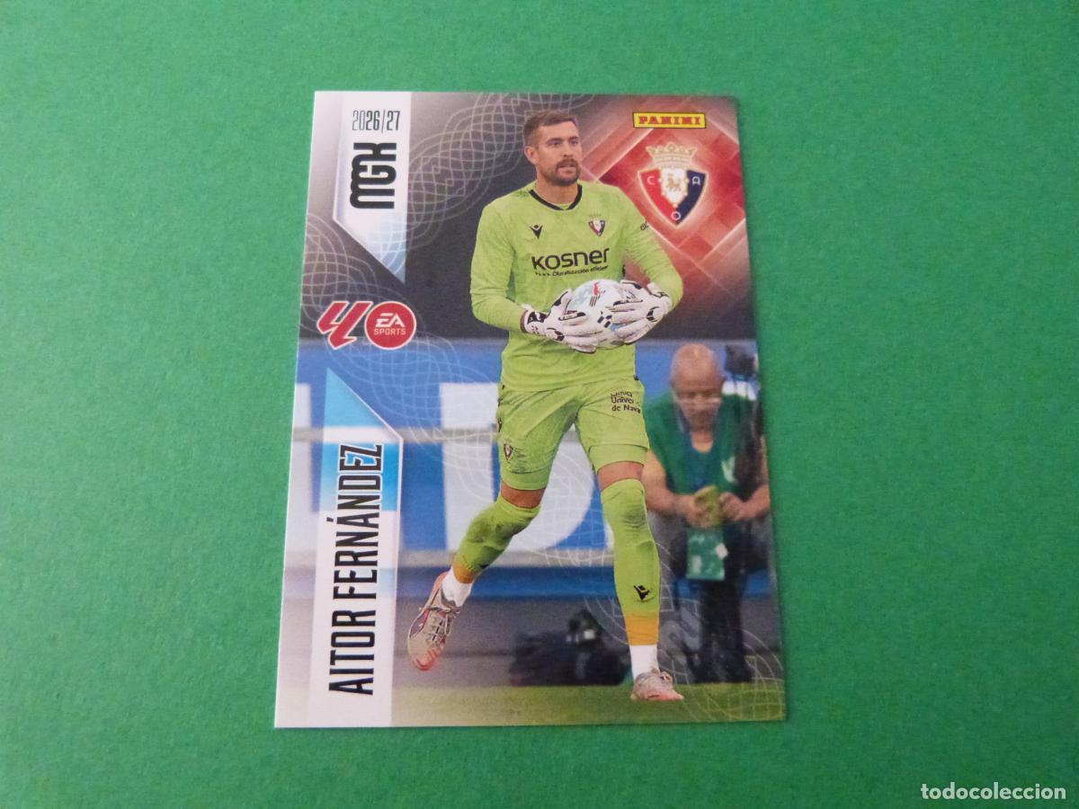 Cromos de f&uacute;tbol: TRADING CARD FUTBOL AITOR FERNANDEZ AT. OSASUNA N&ordm; 255 LIGA MEGACRACKS 2026-2027/26-27 PANINI