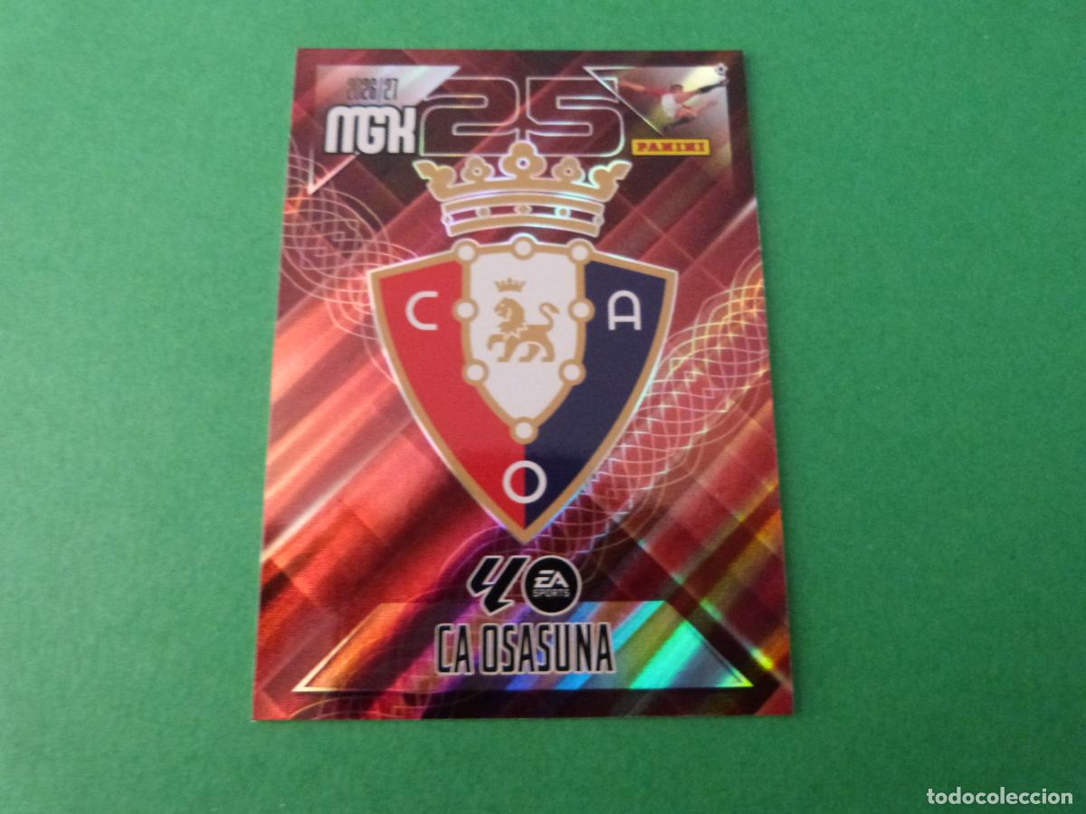 Cromos de f&uacute;tbol: TRADING CARD FUTBOL ESCUDO AT. OSASUNA N&ordm; 253 LIGA MEGACRACKS 2026-2027/26-27 PANINI