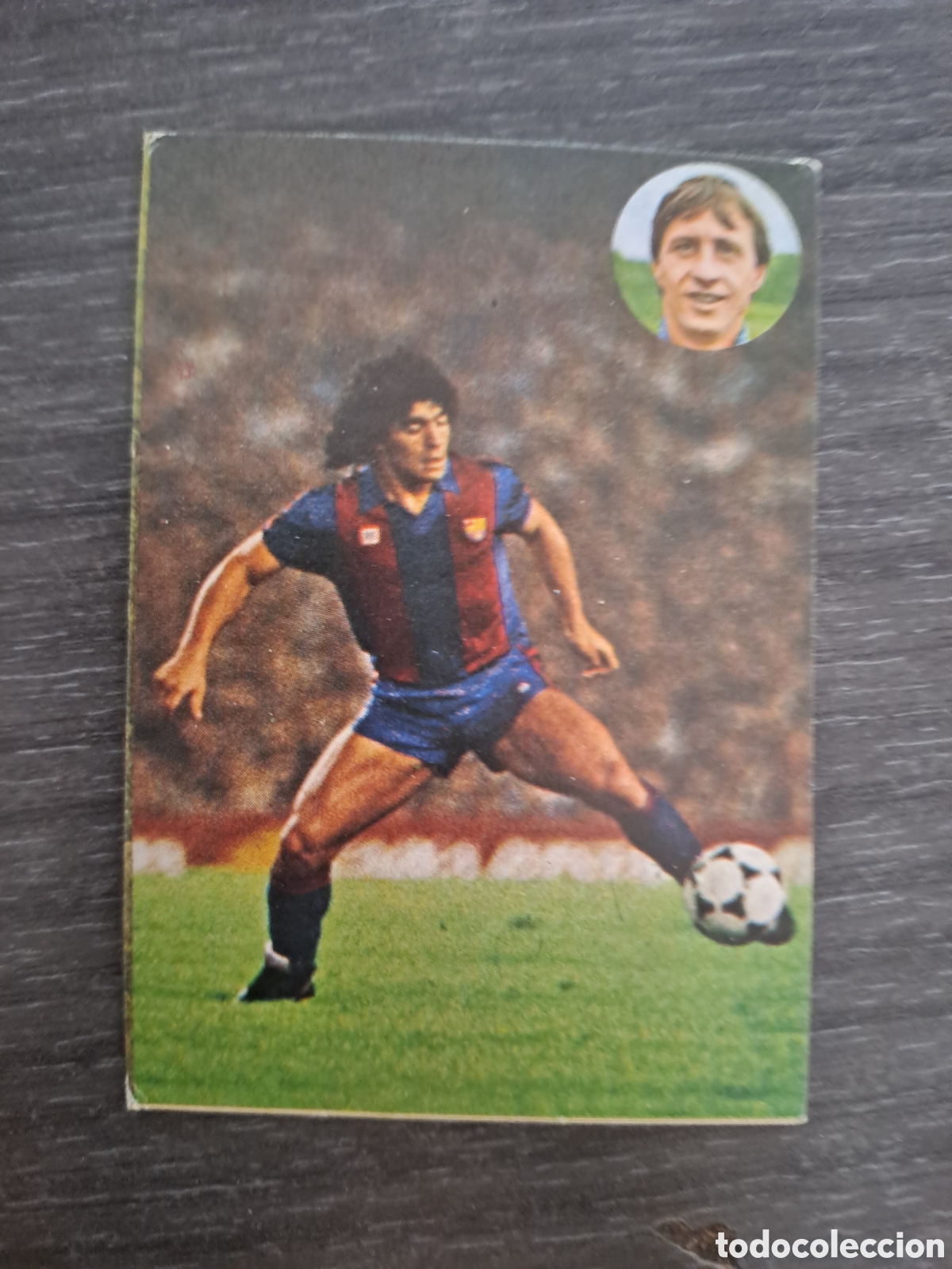 Cromos de f&uacute;tbol: MARADONA N&ordm; 92 &mdash; APRENDE A JUGAR AL F&Uacute;TBOL CON JOHAN CRUYFF &mdash; GEPRODESA 1984