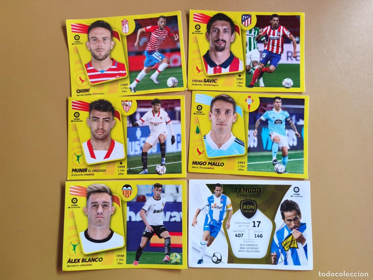 Cromos de f&uacute;tbol: liga 2021 22, lote 6 cromos