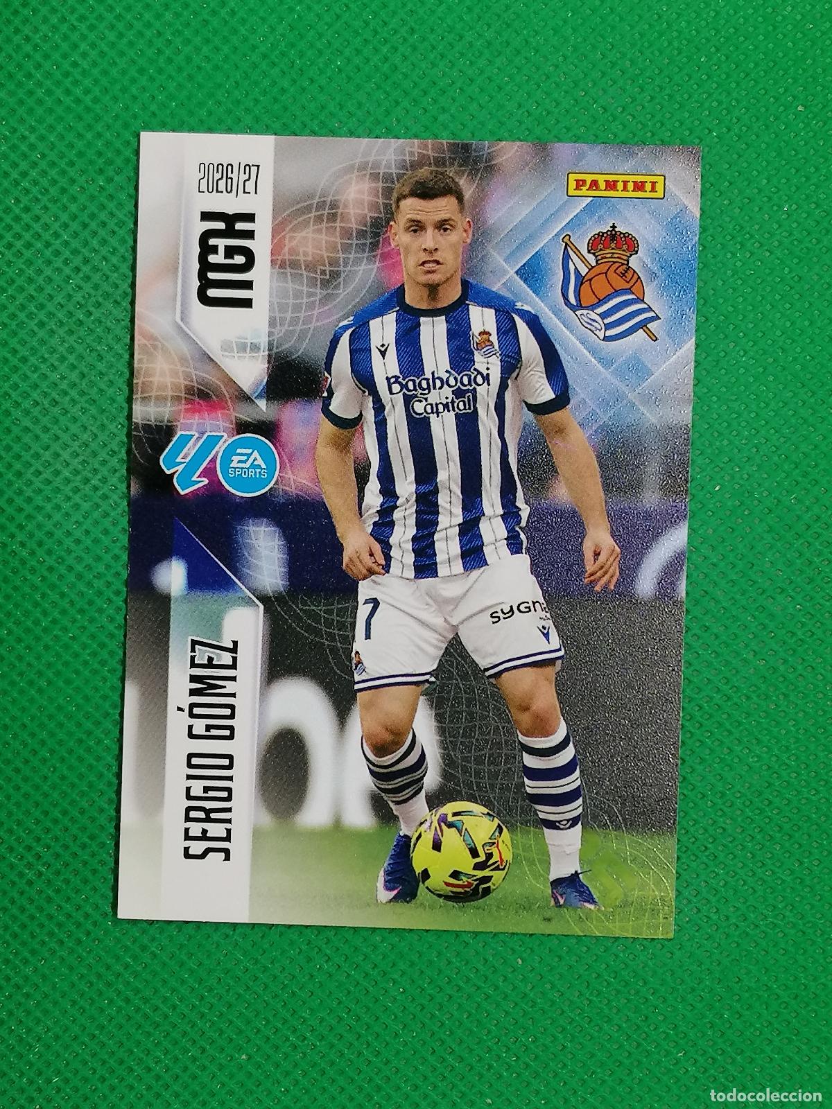 Cromos de f&uacute;tbol: 313 SERGIO GOMEZ REAL SOCIEDAD ⚽ MEGACRACKS LIGA 2026 2027 26 27 ⚽