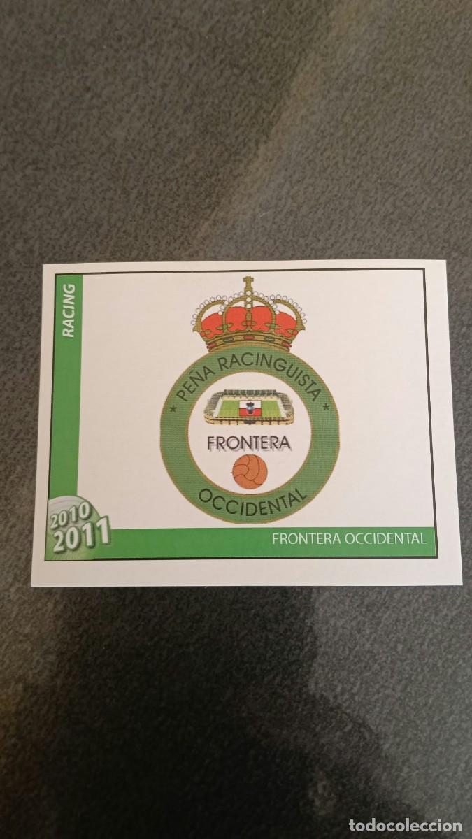 Cromos de f&uacute;tbol: Footprint 2010 2011 Oficial Racing De Santander 260 Pe&ntilde;a Frontera Occidental