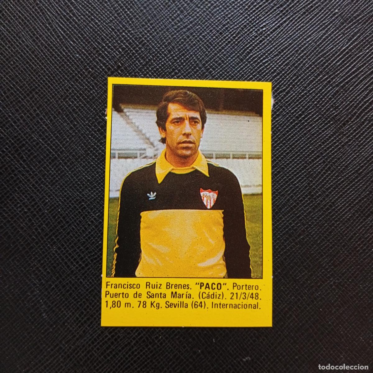 Cromos de f&uacute;tbol: PACO SEVILLA CROMO SUPER ROLLAN 1984 CROMO FUTBOL LIGA 84 - DESPEGADO - A149 PG17