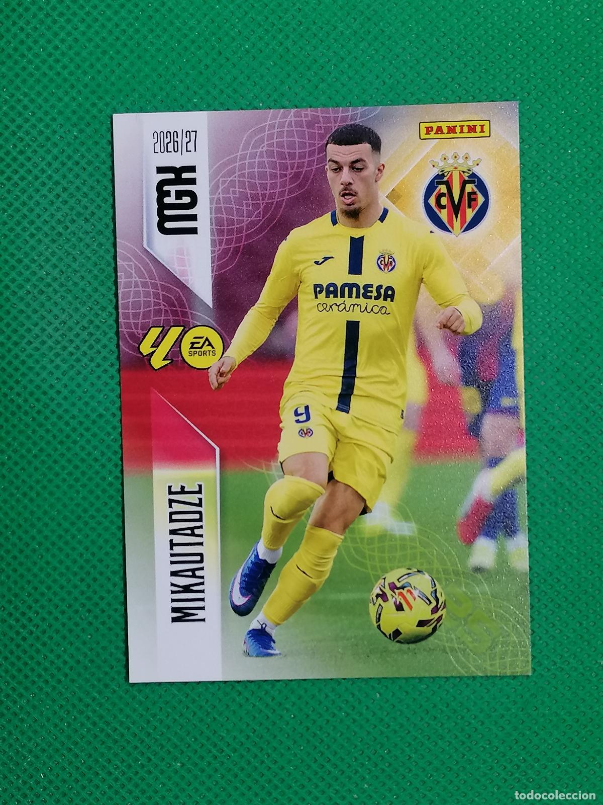 Cromos de f&uacute;tbol: 376 MIKAUTADZE VILLARREAL ⚽ MEGACRACKS LIGA 2026 2027 26 27 ⚽
