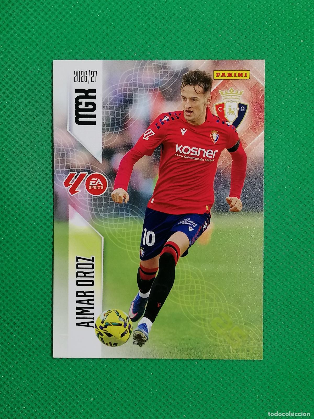 Fu&szlig;ball-Sticker: 266 AIMAR OROZ OSASUNA ⚽ MEGACRACKS LIGA 2026 2027 26 27 ⚽