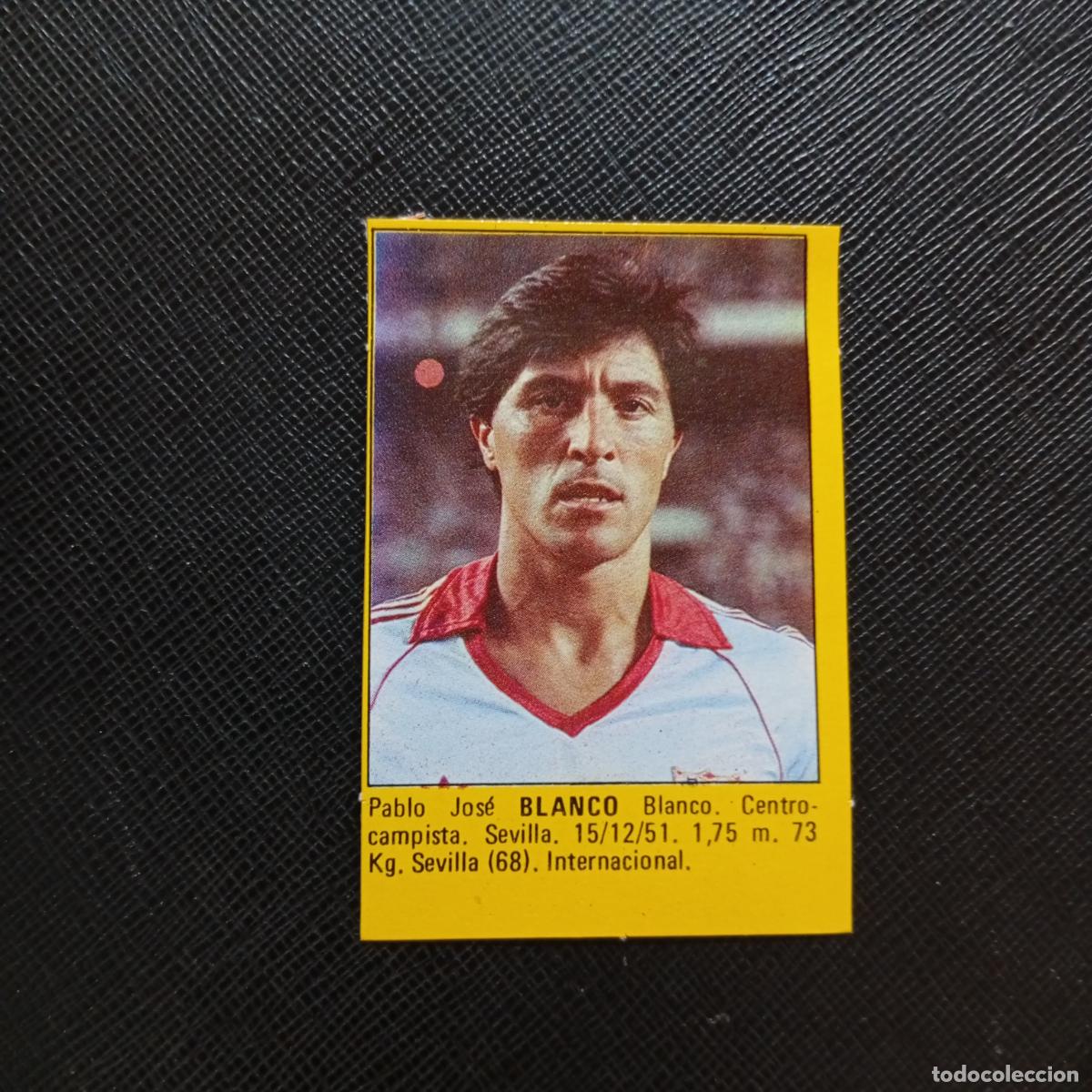 Cromos de f&uacute;tbol: BLANCO SEVILLA CROMO SUPER ROLLAN 1984 CROMO FUTBOL LIGA 84 - DESPEGADO - A149 PG17