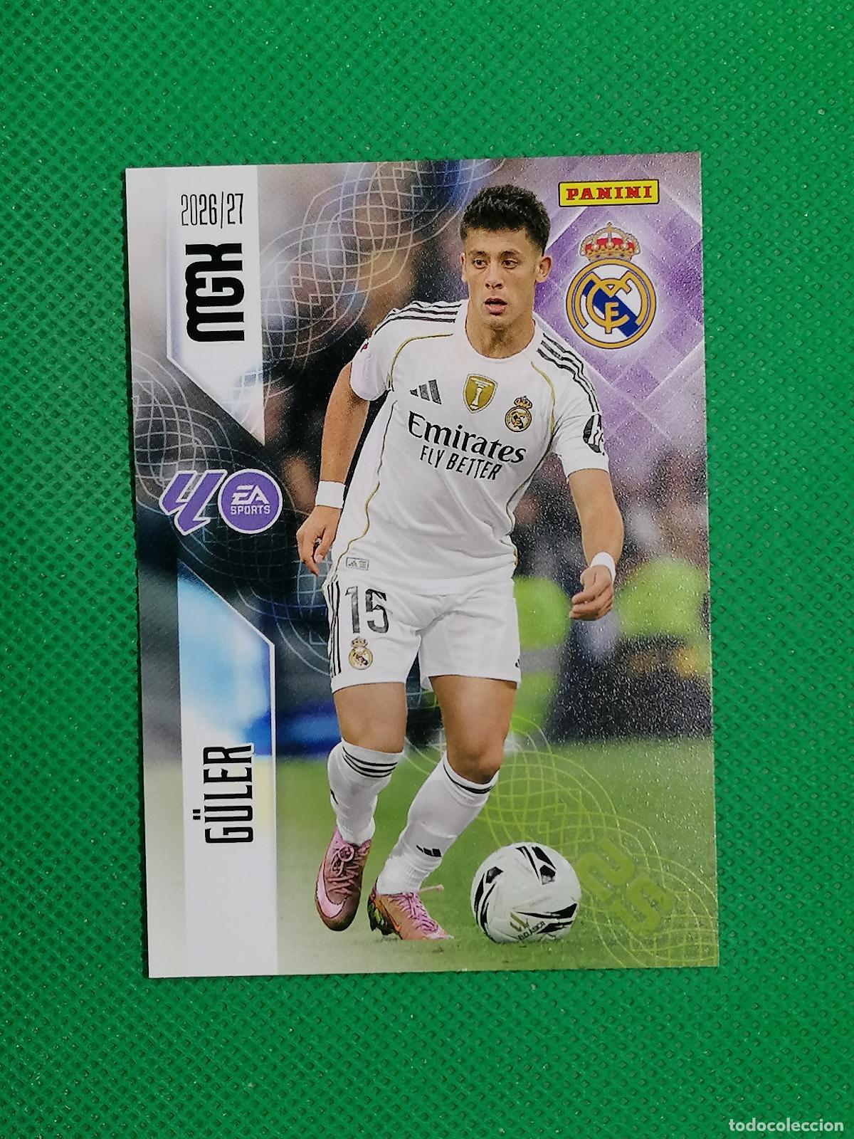 Cromos de f&uacute;tbol: 229 GULER REAL MADRID ⚽ MEGACRACKS LIGA 2026 2027 26 27 ⚽
