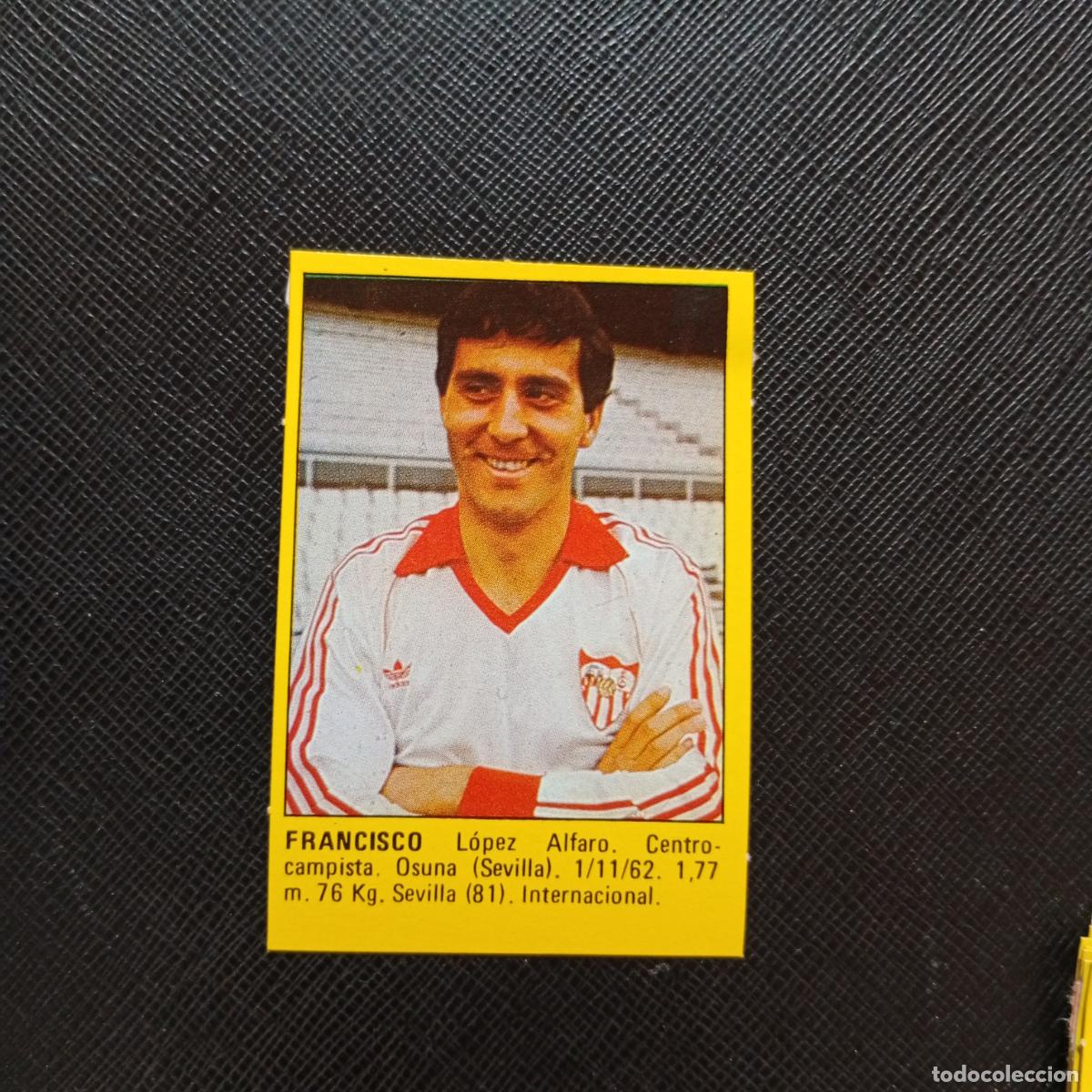 Cromos de f&uacute;tbol: FRANCISCO SEVILLA CROMO SUPER ROLLAN 1984 CROMO FUTBOL LIGA 84 - DESPEGADO - A149 PG18