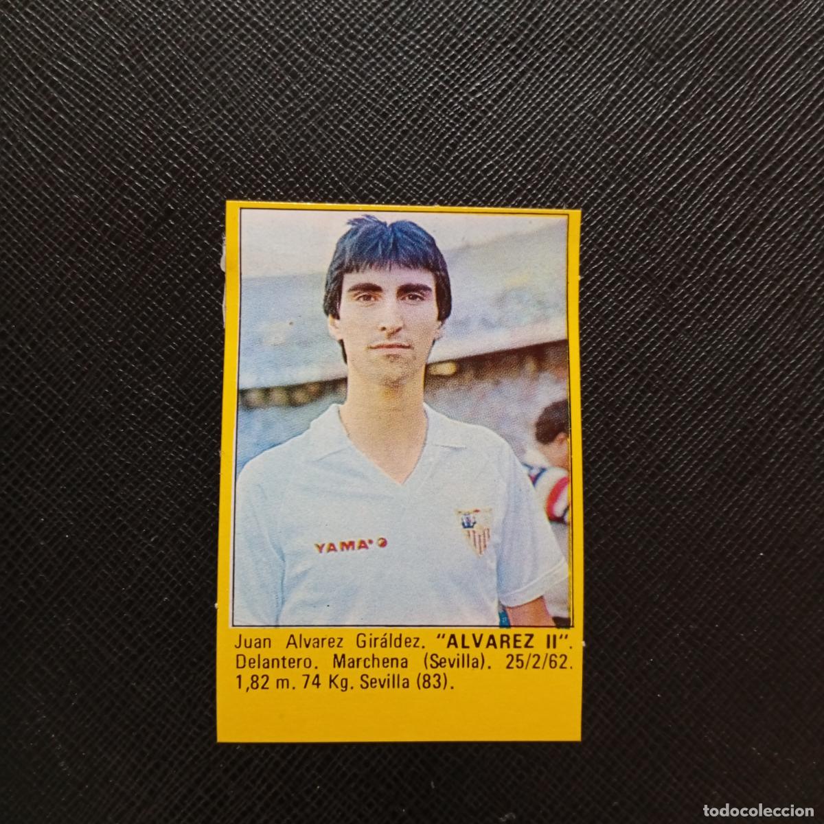 Cromos de f&uacute;tbol: ALVAREZ II SEVILLA CROMO SUPER ROLLAN 1984 CROMO FUTBOL LIGA 84 - DESPEGADO - A149 PG18