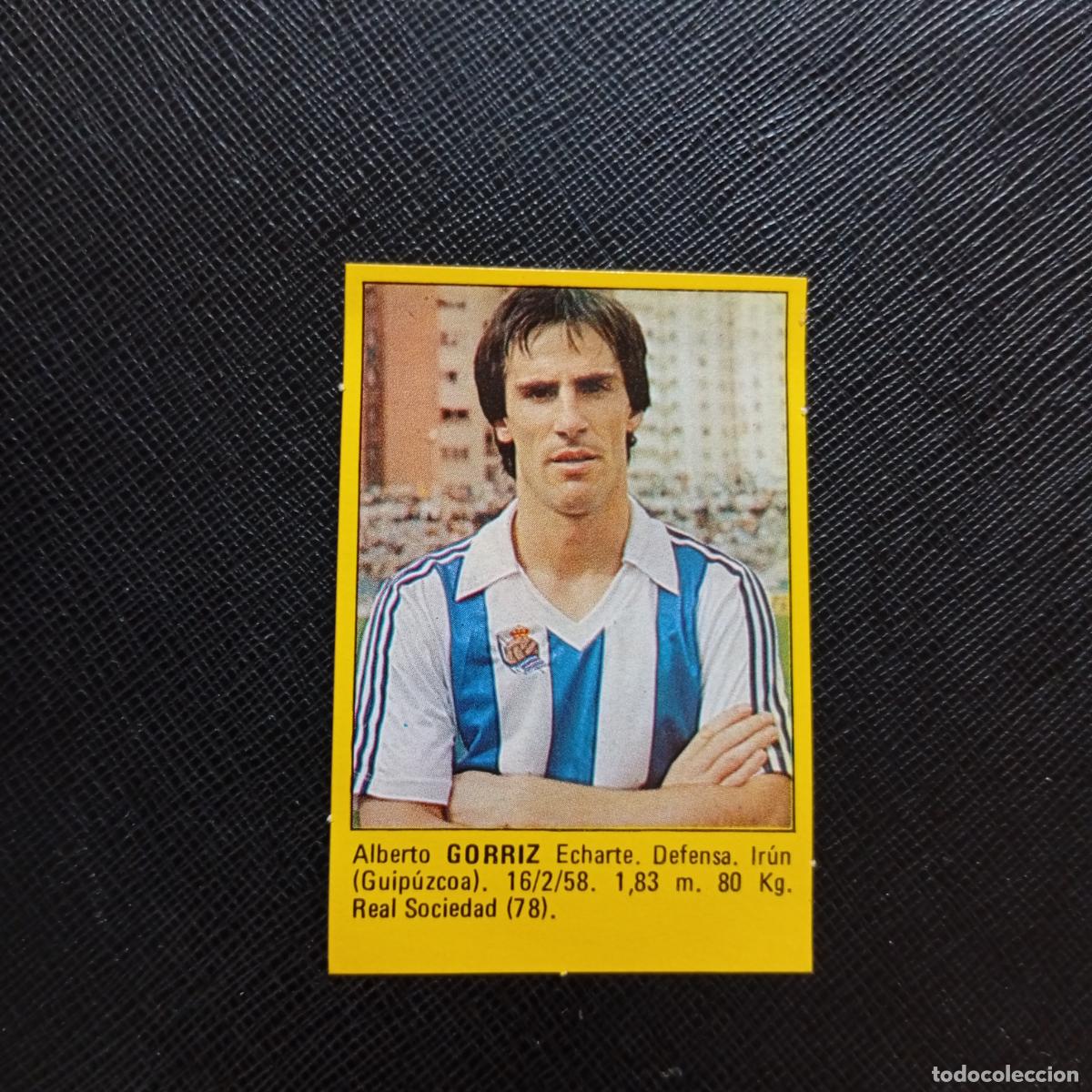 Cromos de f&uacute;tbol: GORRIZ REAL SOCIEDAD CROMO SUPER ROLLAN 1984 CROMO FUTBOL LIGA 84 - DESPEGADO - A149 PG18