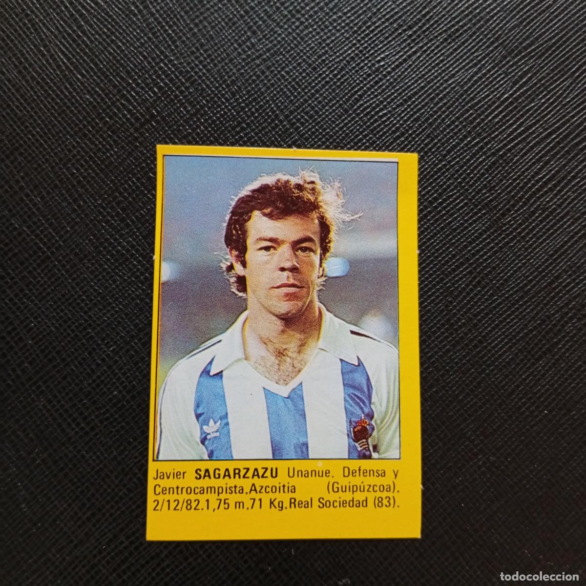 Cromos de f&uacute;tbol: SAGARZAZU REAL SOCIEDAD CROMO SUPER ROLLAN 1984 CROMO FUTBOL LIGA 84 - DESPEGADO - A149 PG18