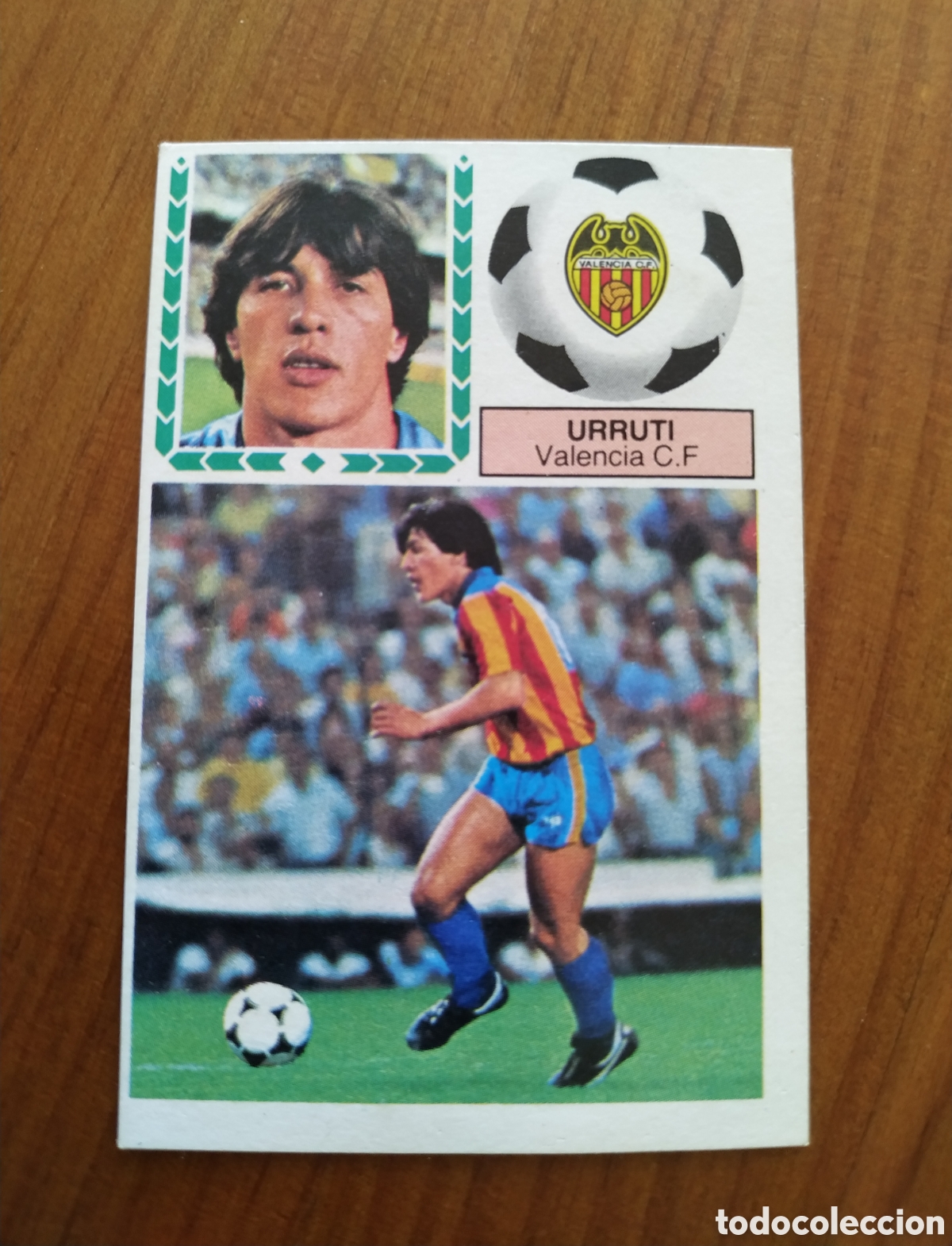 Cromos de f&uacute;tbol: CROMO URRUTI ESTE 1983-1984 FICHAJE 6 VALENCIA 83-84 CASI PARECE NUEVO