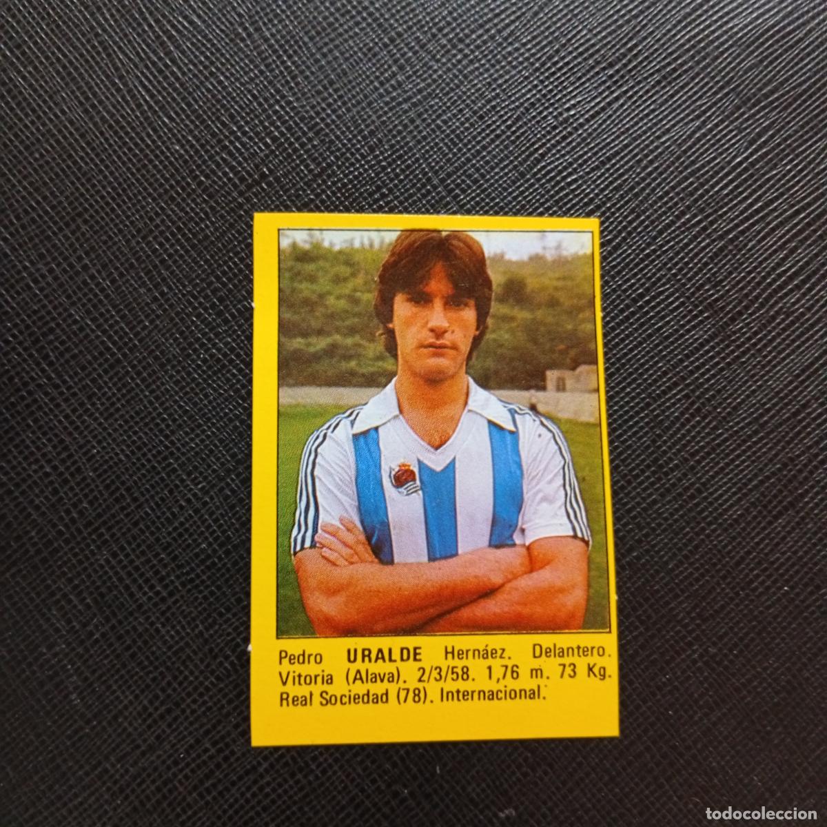 Cromos de f&uacute;tbol: URALDE REAL SOCIEDAD CROMO SUPER ROLLAN 1984 CROMO FUTBOL LIGA 84 - DESPEGADO - A149 PG19