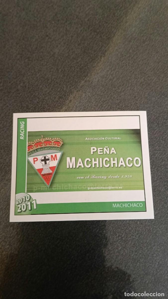 Cromos de f&uacute;tbol: Footprint 2010 2011 Oficial Racing De Santander 278 Pe&ntilde;a Machichaco