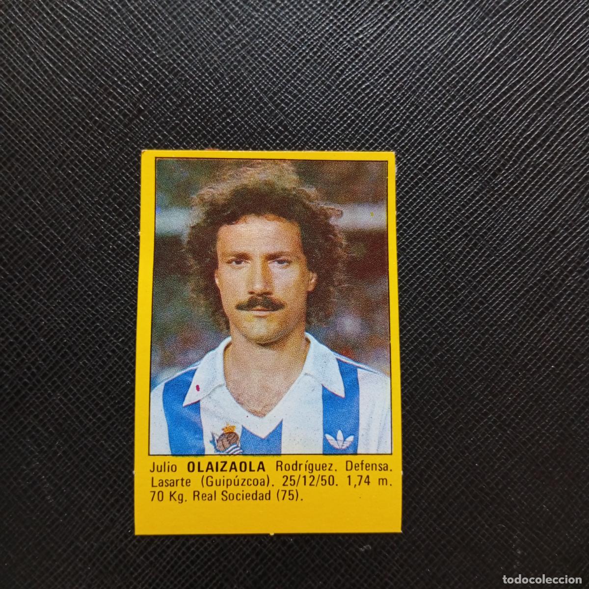 Cromos de f&uacute;tbol: OLAIZOLA REAL SOCIEDAD CROMO SUPER ROLLAN 1984 CROMO FUTBOL LIGA 84 - DESPEGADO - A149 PG19