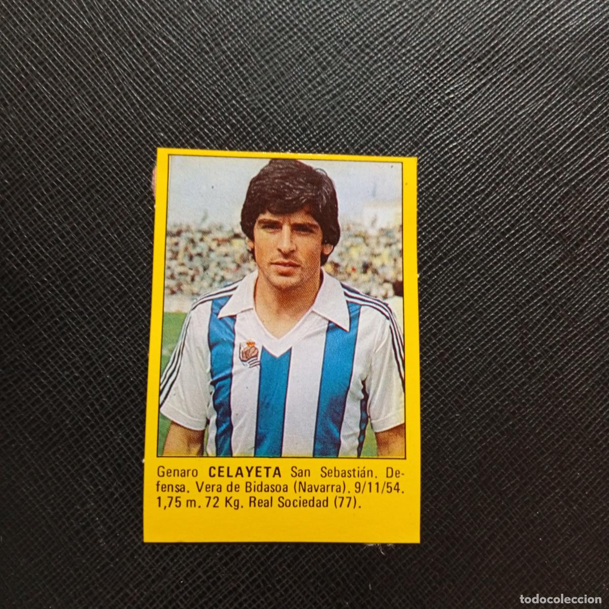 Cromos de f&uacute;tbol: CELAYETA REAL SOCIEDAD CROMO SUPER ROLLAN 1984 CROMO FUTBOL LIGA 84 - DESPEGADO - A149 PG19