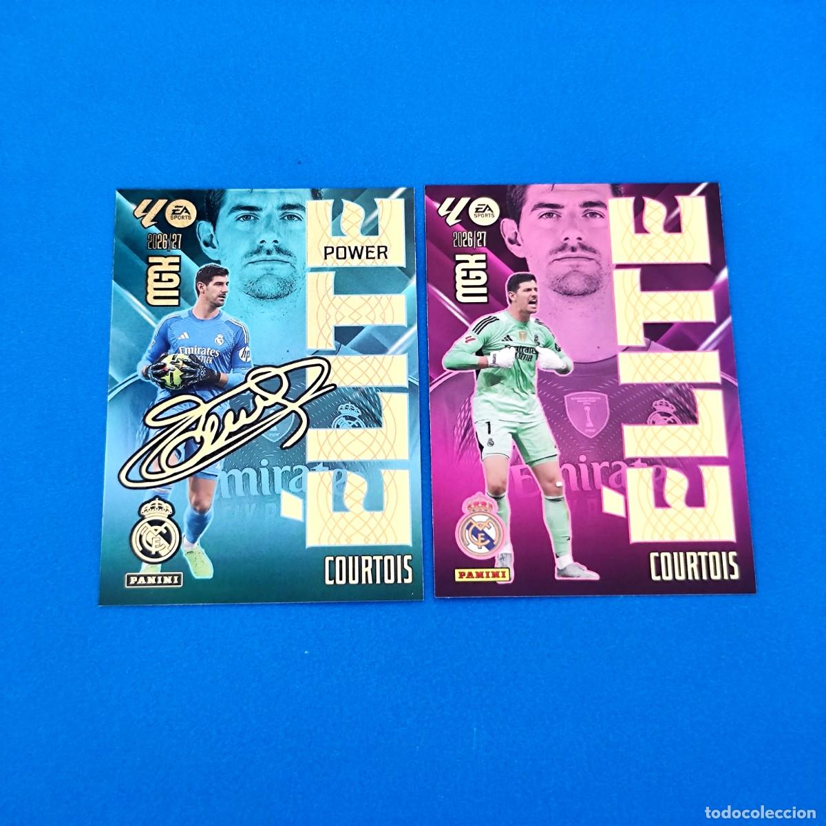 Football Stickers: Megacracks 2026 2027 / 26 27 &Eacute;lite - &Eacute;lite Power Courtois Real Madrid