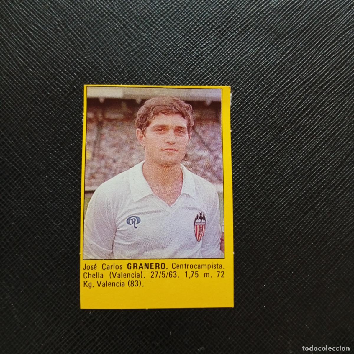 Cromos de f&uacute;tbol: GRANERO VALENCIA CROMO SUPER ROLLAN 1984 CROMO FUTBOL LIGA 84 - DESPEGADO - A149 PG20