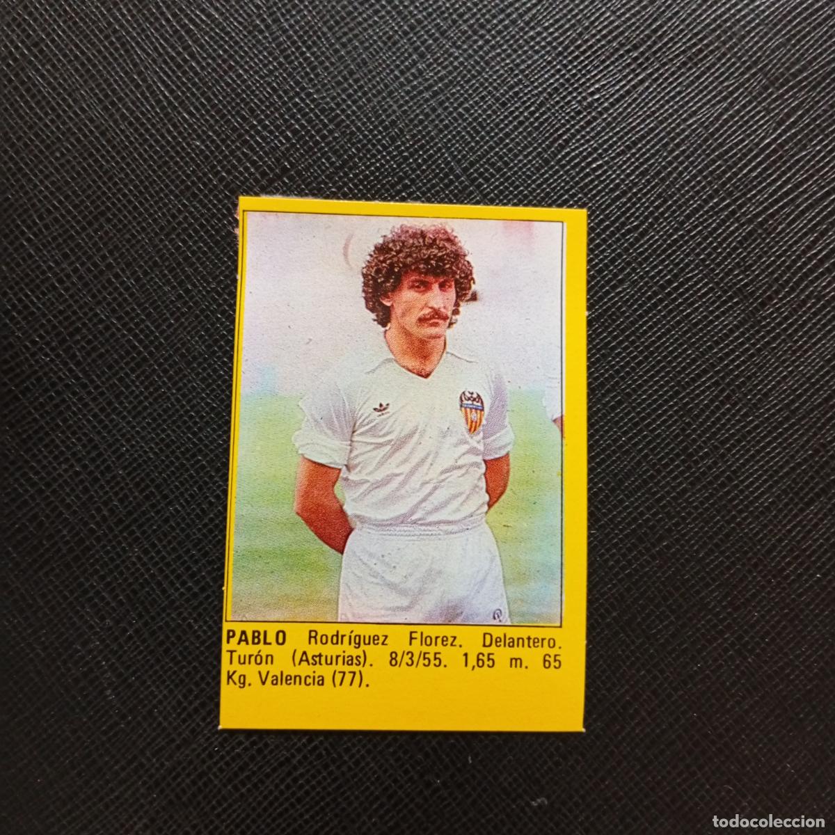 Cromos de f&uacute;tbol: PABLO VALENCIA CROMO SUPER ROLLAN 1984 CROMO FUTBOL LIGA 84 - DESPEGADO - A149 PG20