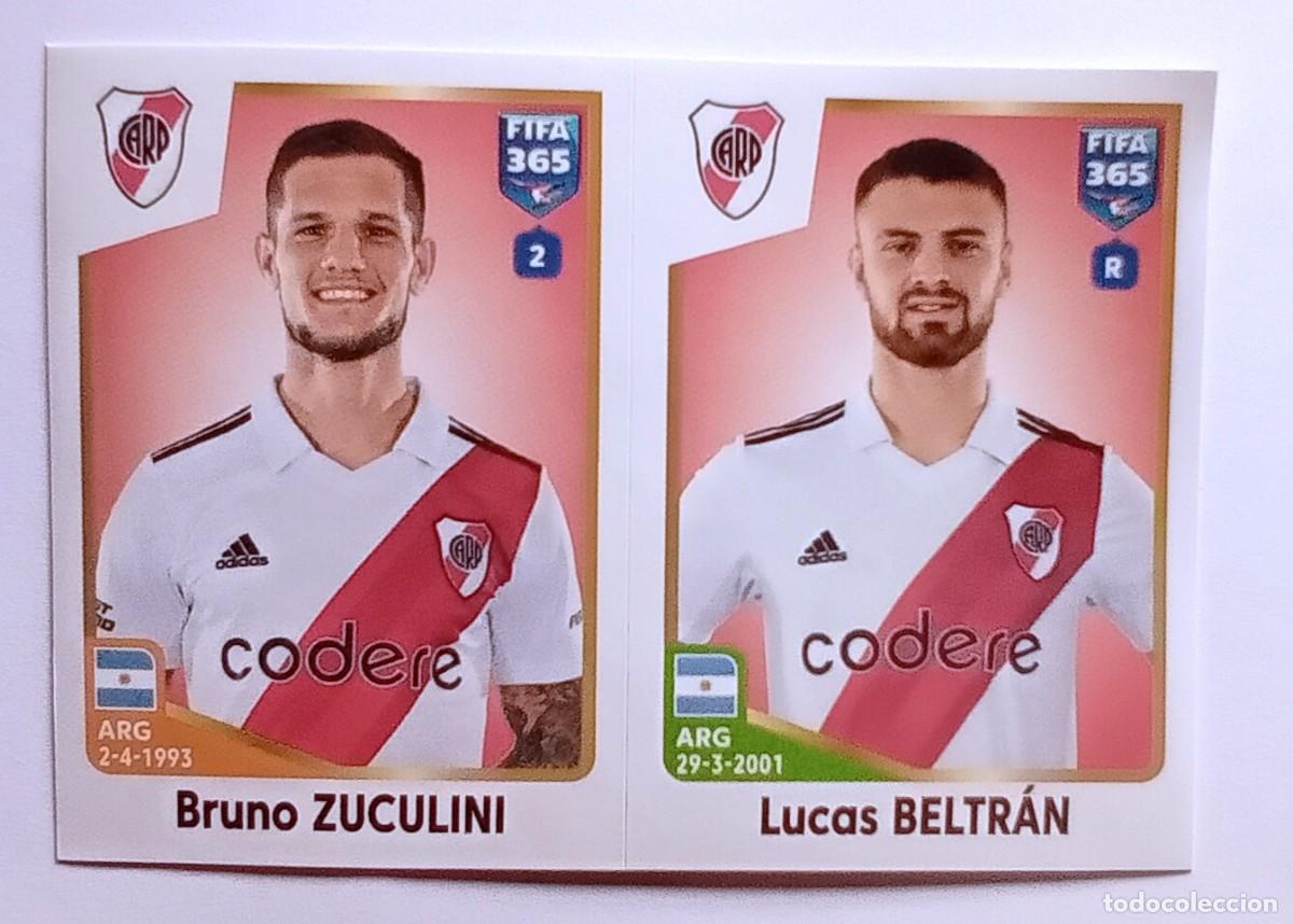 Cromos de f&uacute;tbol: Figurina Panini 2022-23 Cromo Fifa 365 2023 Zuculini Beltr&aacute;n River Plate n 18