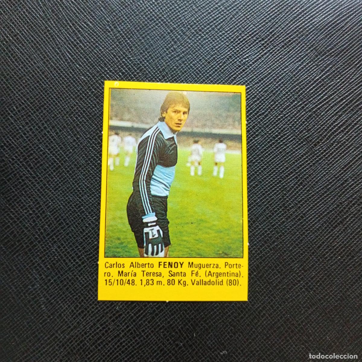 Cromos de f&uacute;tbol: FENOY VALLADOLID CROMO SUPER ROLLAN 1984 CROMO FUTBOL LIGA 84 - DESPEGADO - A149 PG20