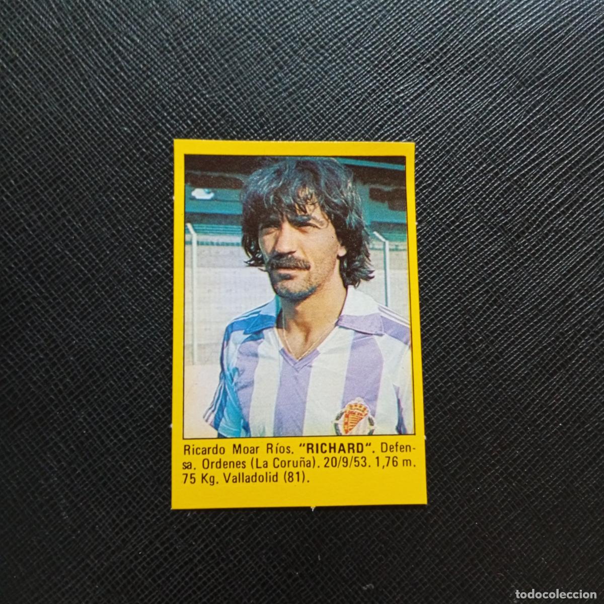 Cromos de f&uacute;tbol: RICHARD VALLADOLID CROMO SUPER ROLLAN 1984 CROMO FUTBOL LIGA 84 - DESPEGADO - A149 PG20