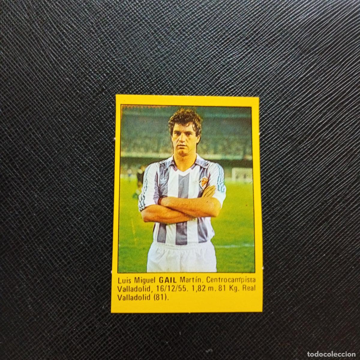 Cromos de f&uacute;tbol: GAIL VALLADOLID CROMO SUPER ROLLAN 1984 CROMO FUTBOL LIGA 84 - DESPEGADO - A149 PG20