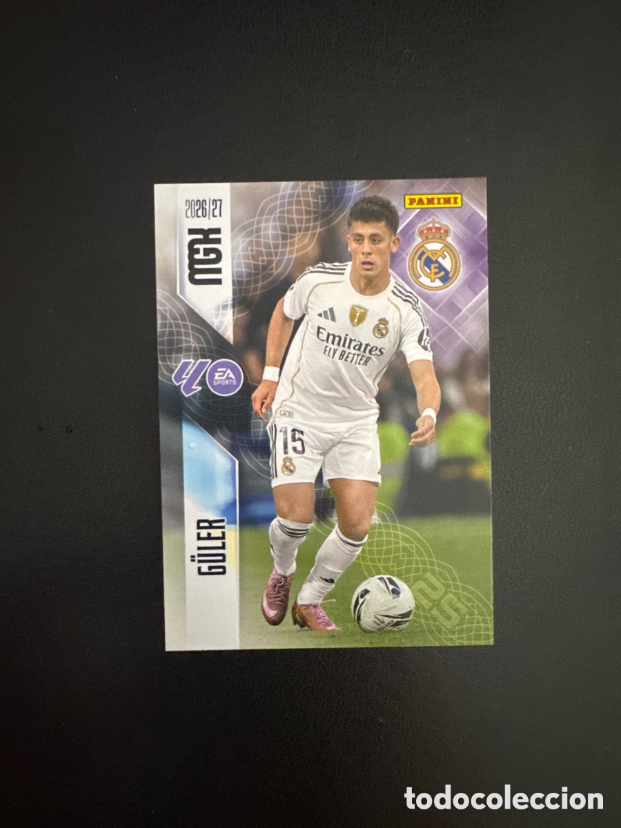 Cromos de f&uacute;tbol: GULER REAL MADRID NUMERO 229 MEGACRACKS 2026 2027