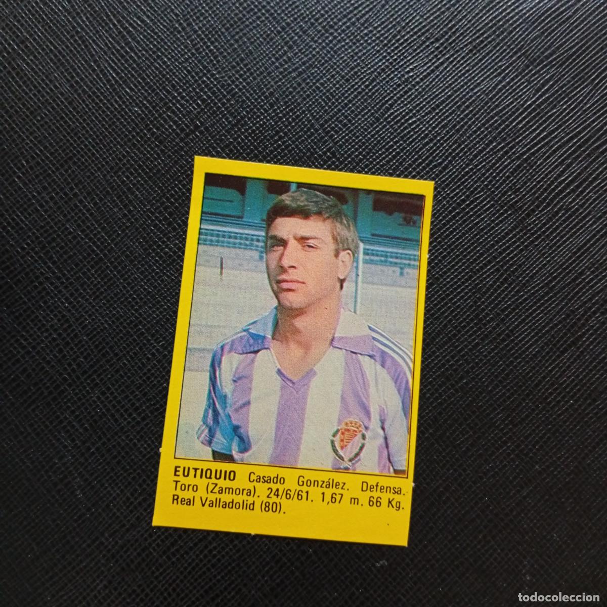 Cromos de f&uacute;tbol: EUTIQUIO VALLADOLID CROMO SUPER ROLLAN 1984 CROMO FUTBOL LIGA 84 - DESPEGADO - A149 PG20