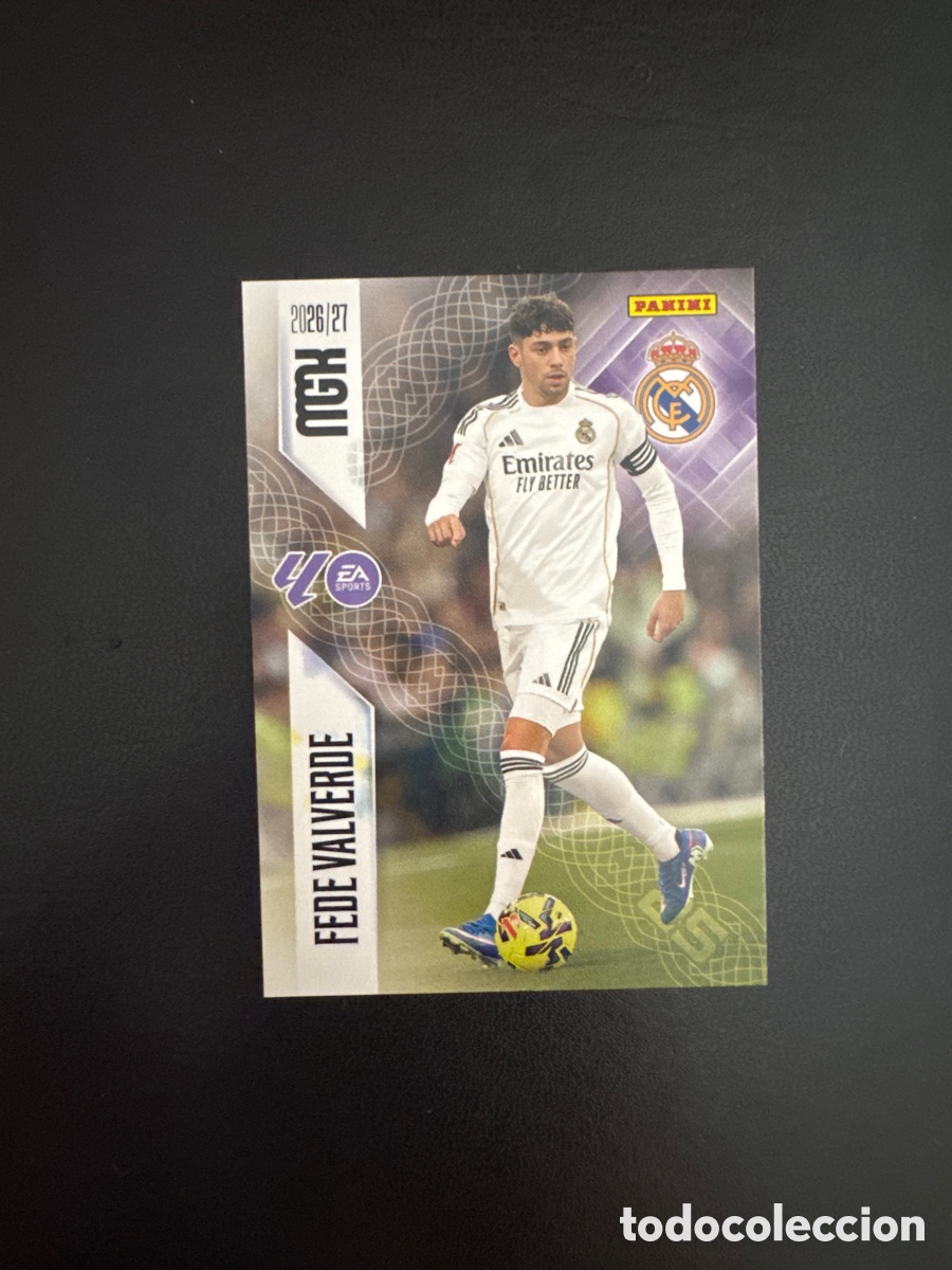 Cromos de f&uacute;tbol: FEDE VALVERDE REAL MADRID NUMERO 226 MEGACRACKS 2026 2027