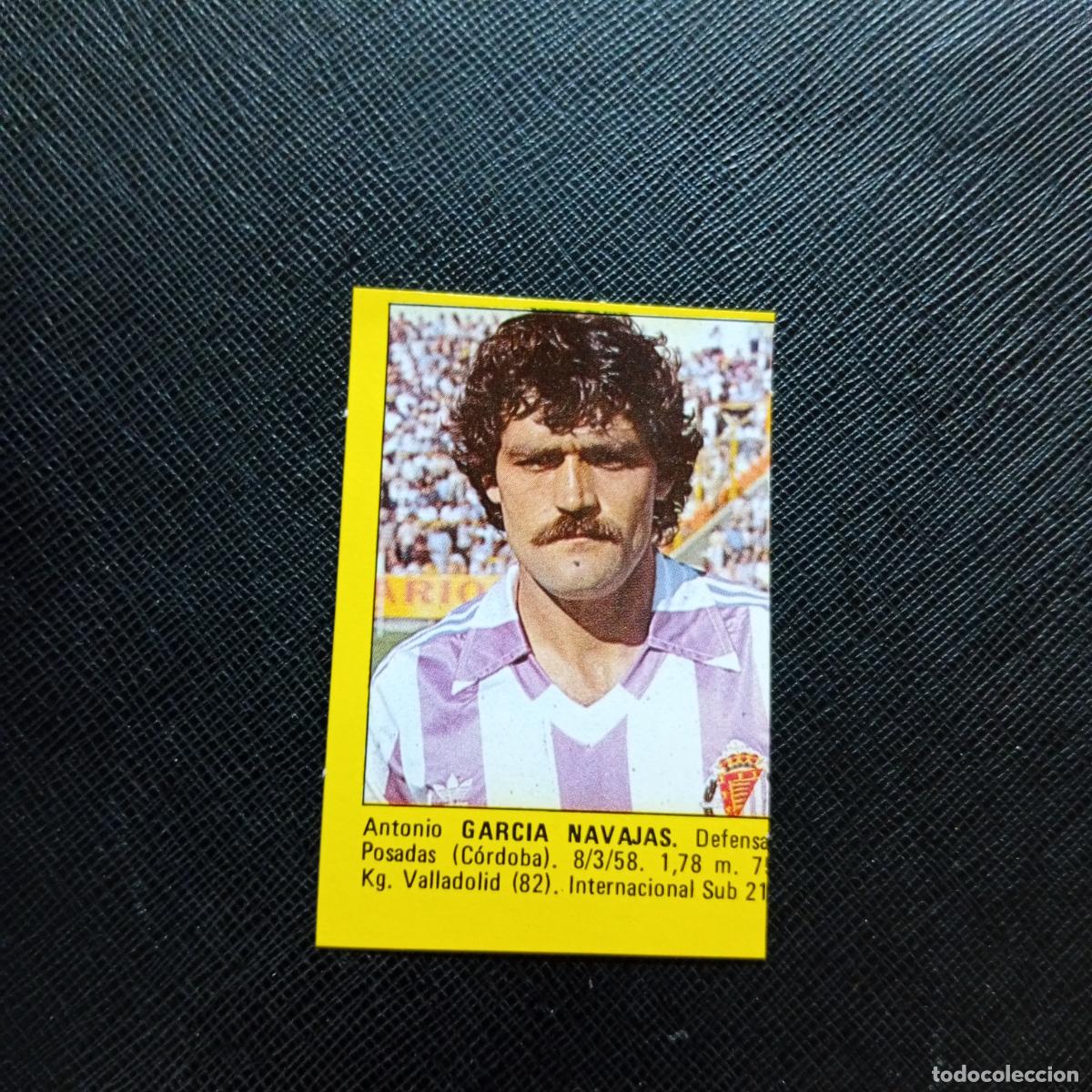 Cromos de f&uacute;tbol: GARCIA NAVAJAS VALLADOLID CROMO SUPER ROLLAN 1984 CROMO FUTBOL LIGA 84 - DESPEGADO - A149 PG20