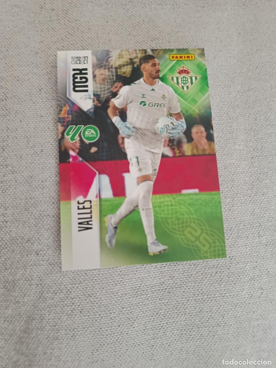 Cromos de f&uacute;tbol: Megacracks 26/27. 92- Vall&eacute;s. Real Betis.