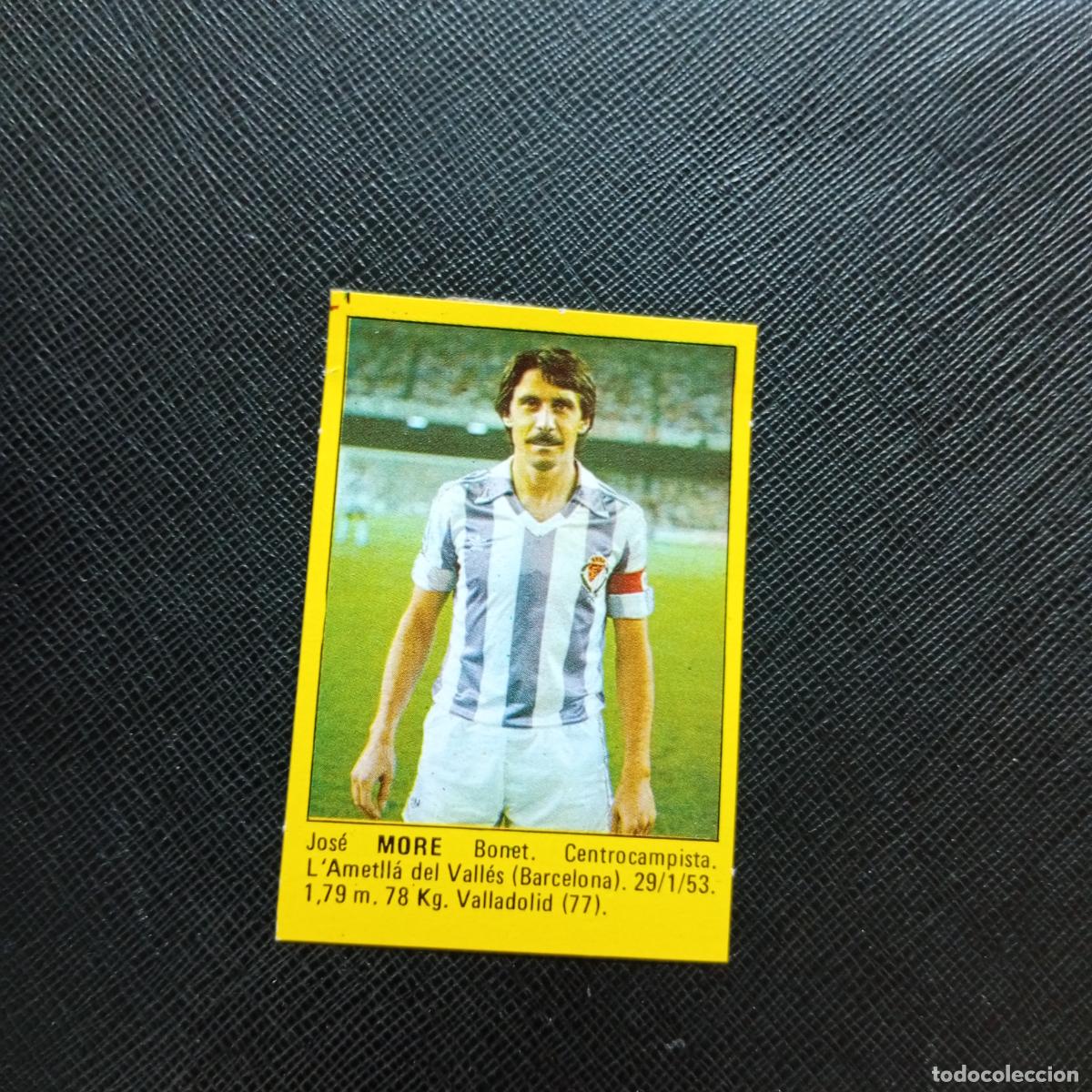 Cromos de f&uacute;tbol: MORE VALLADOLID CROMO SUPER ROLLAN 1984 CROMO FUTBOL LIGA 84 - DESPEGADO - A149 PG20