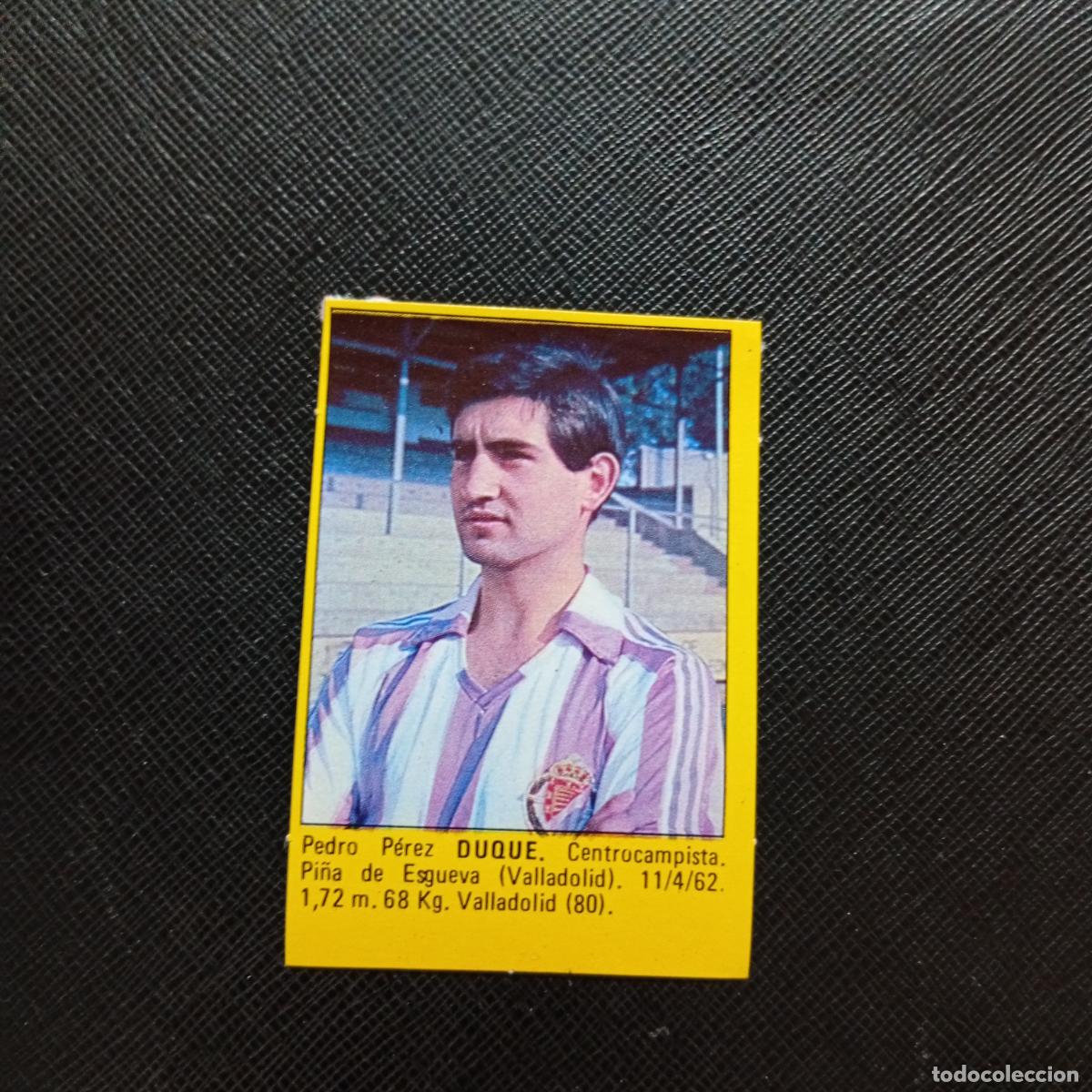 Cromos de f&uacute;tbol: DUQUE VALLADOLID CROMO SUPER ROLLAN 1984 CROMO FUTBOL LIGA 84 - DESPEGADO - A149 PG20
