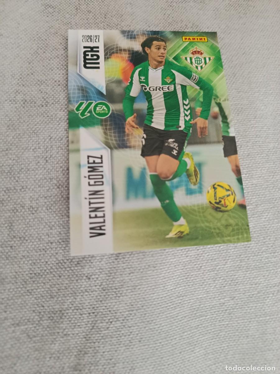Cromos de f&uacute;tbol: Megacracks 26/27. 98- Valent&iacute;n G&oacute;mez. Real Betis.