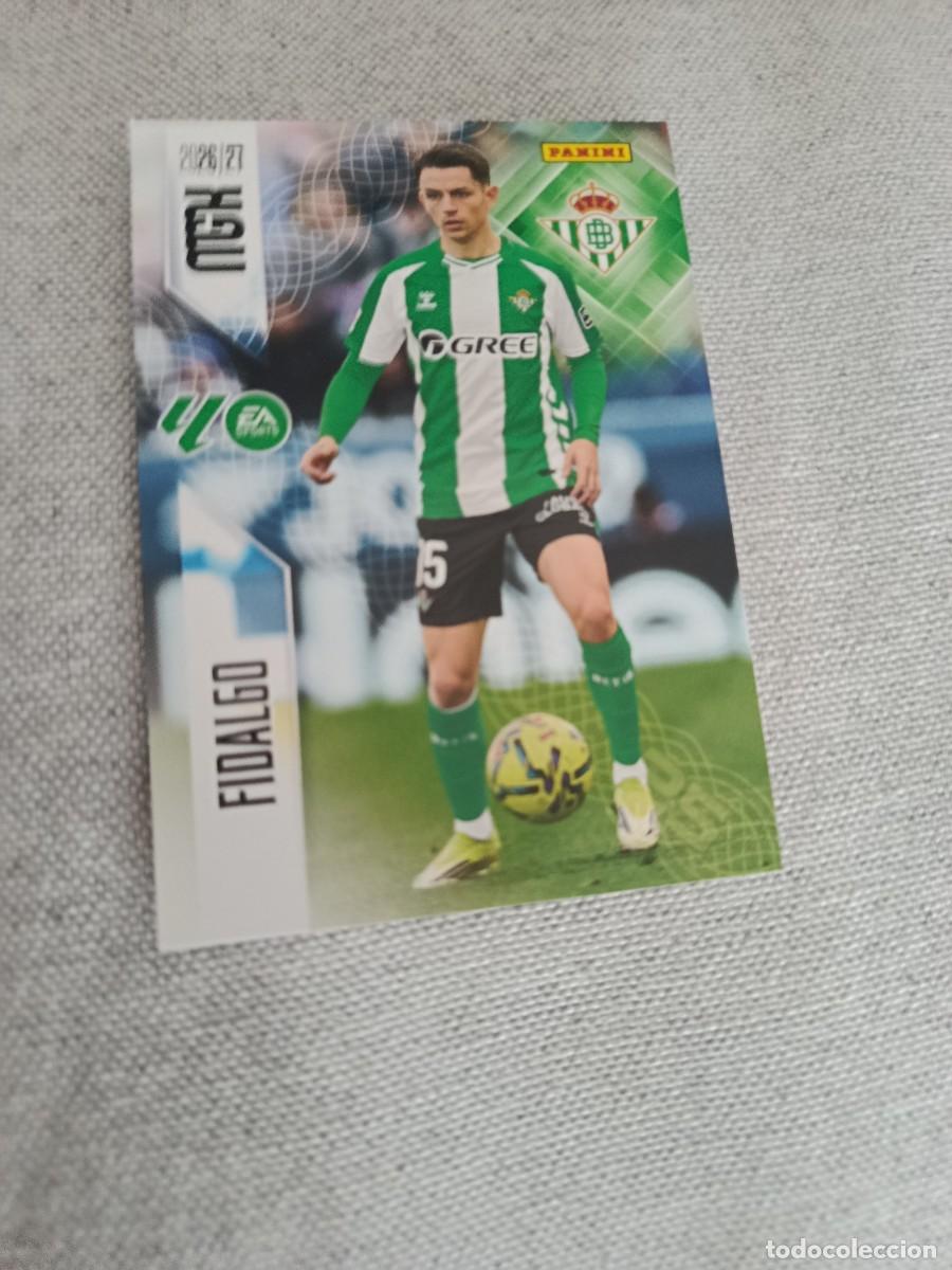 Cromos de f&uacute;tbol: Megacracks 26/27. 101- Fidalgo. Real Betis.