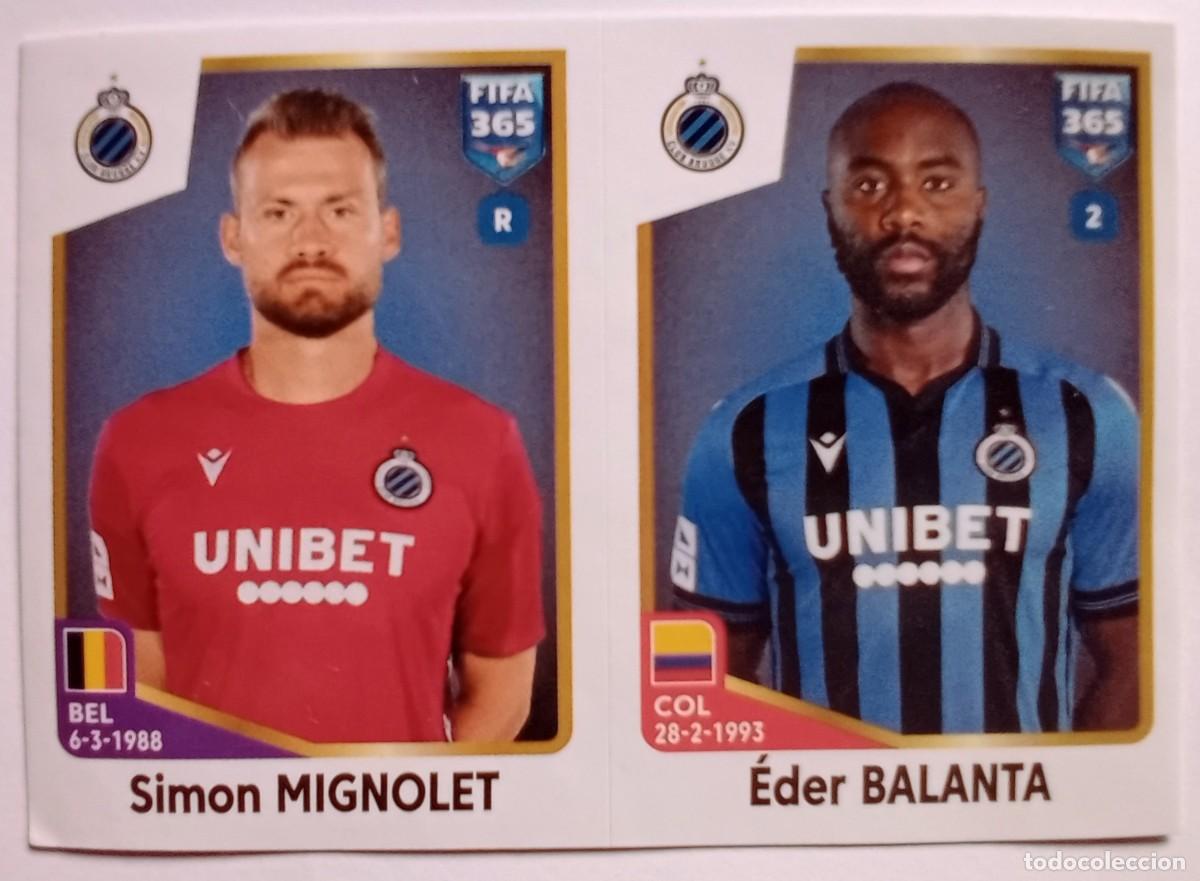Cromos de f&uacute;tbol: Figurina Panini 2022-23 Cromo Fifa 365 2023 Mignolet Balanta Club Brugge n 22
