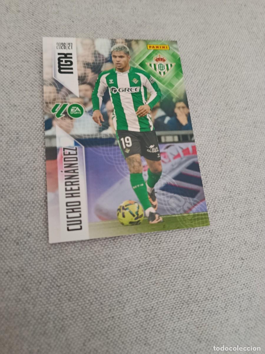 Cartes &agrave; collectionner de Football: Megacracks 26/27. 107- Cucho Hern&aacute;ndez. Real Betis.