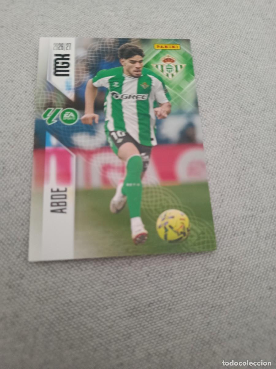 Cartes &agrave; collectionner de Football: Megacracks 26/27. 108- Abde. Real Betis.