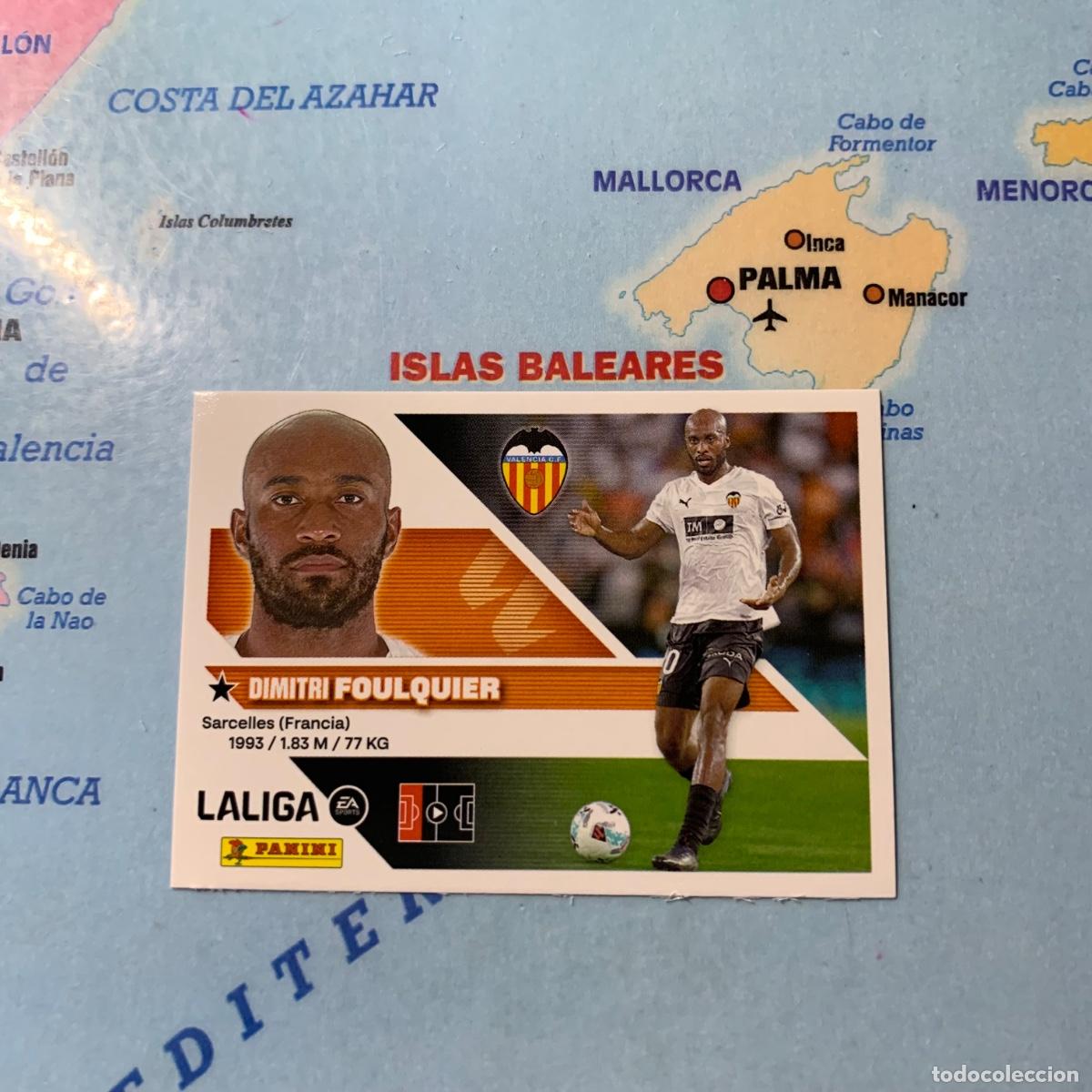 Cartes &agrave; collectionner de Football: Foulquier numero 5 del Valencia cromo liga este 26-27 2026-2027
