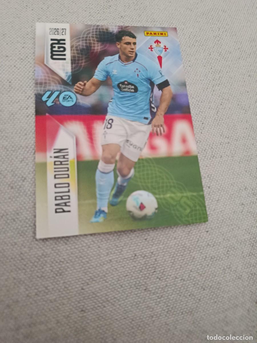 Fu&szlig;ball-Sticker: Megacracks 26/27. 123- Pablo Dur&aacute;n. Celta de Vigo.