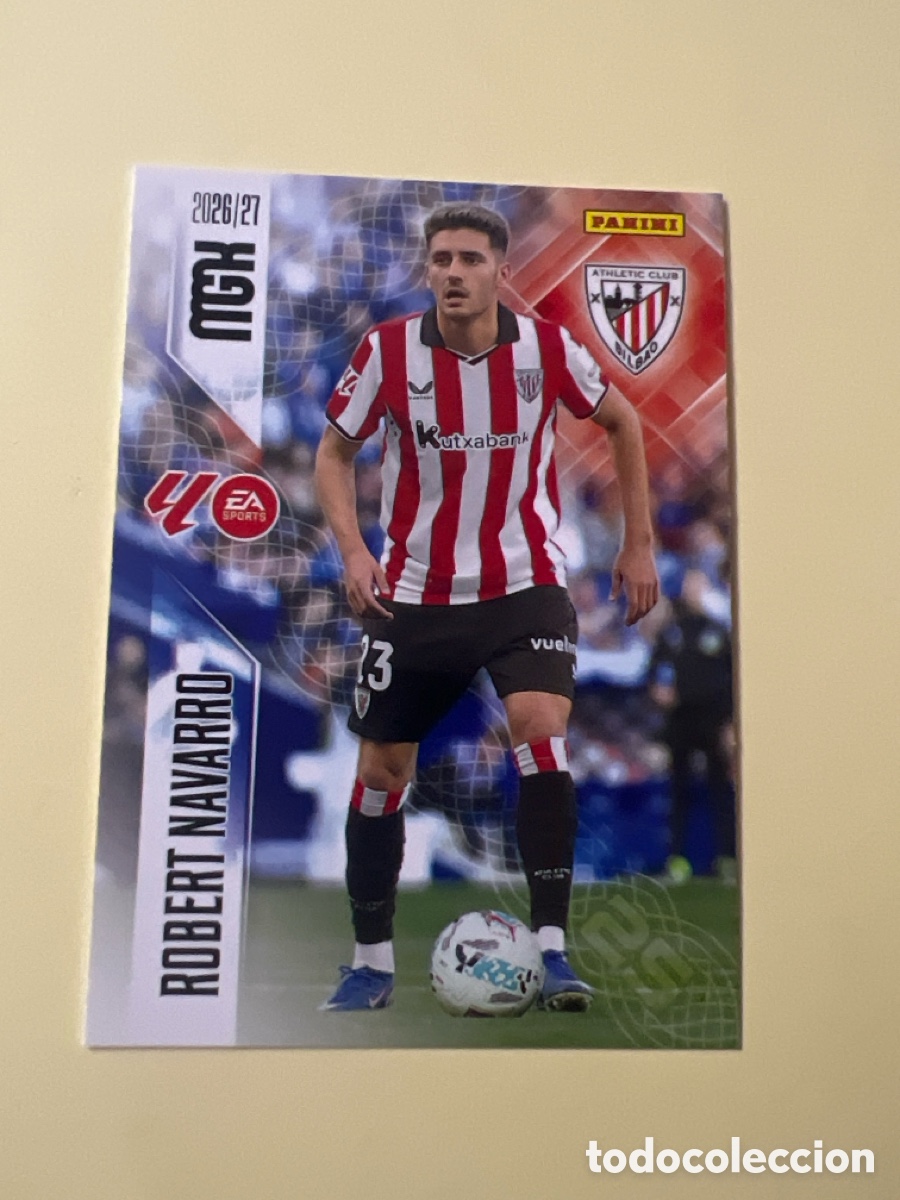 Cromos de f&uacute;tbol: C3206. 51 ROBERT NAVARRO ATHLETIC DE BILBAO FICHAS ALBUM MEGACRACKS 2026 2027 MGK 26 27