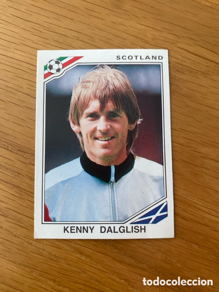Cromos de f&uacute;tbol: Cromo panini mundial Mexico 86 n&uacute;mero 341 Dalglish - Sticker album world cup 1986
