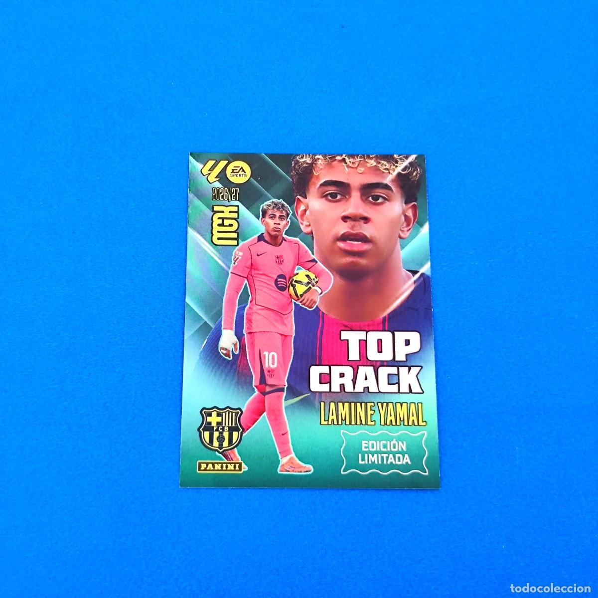 Cromos de f&uacute;tbol: Megacracks 2026 2027 / 26 27 Top Crack Edici&oacute;n Limitada Lamine Yamal Barcelona