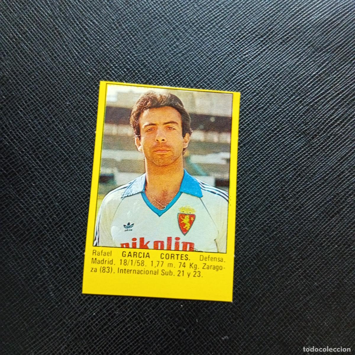 Cromos de f&uacute;tbol: GARCIA CORTES ZARAGOZA CROMO SUPER ROLLAN 1984 CROMO FUTBOL LIGA 84 - DESPEGADO - A149 PG22