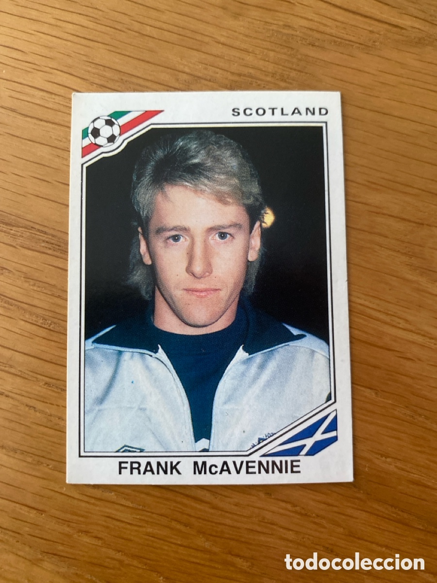 Cromos de f&uacute;tbol: Cromo panini mundial Mexico 86 n&uacute;mero 342 McAvennie - Sticker album world cup 1986