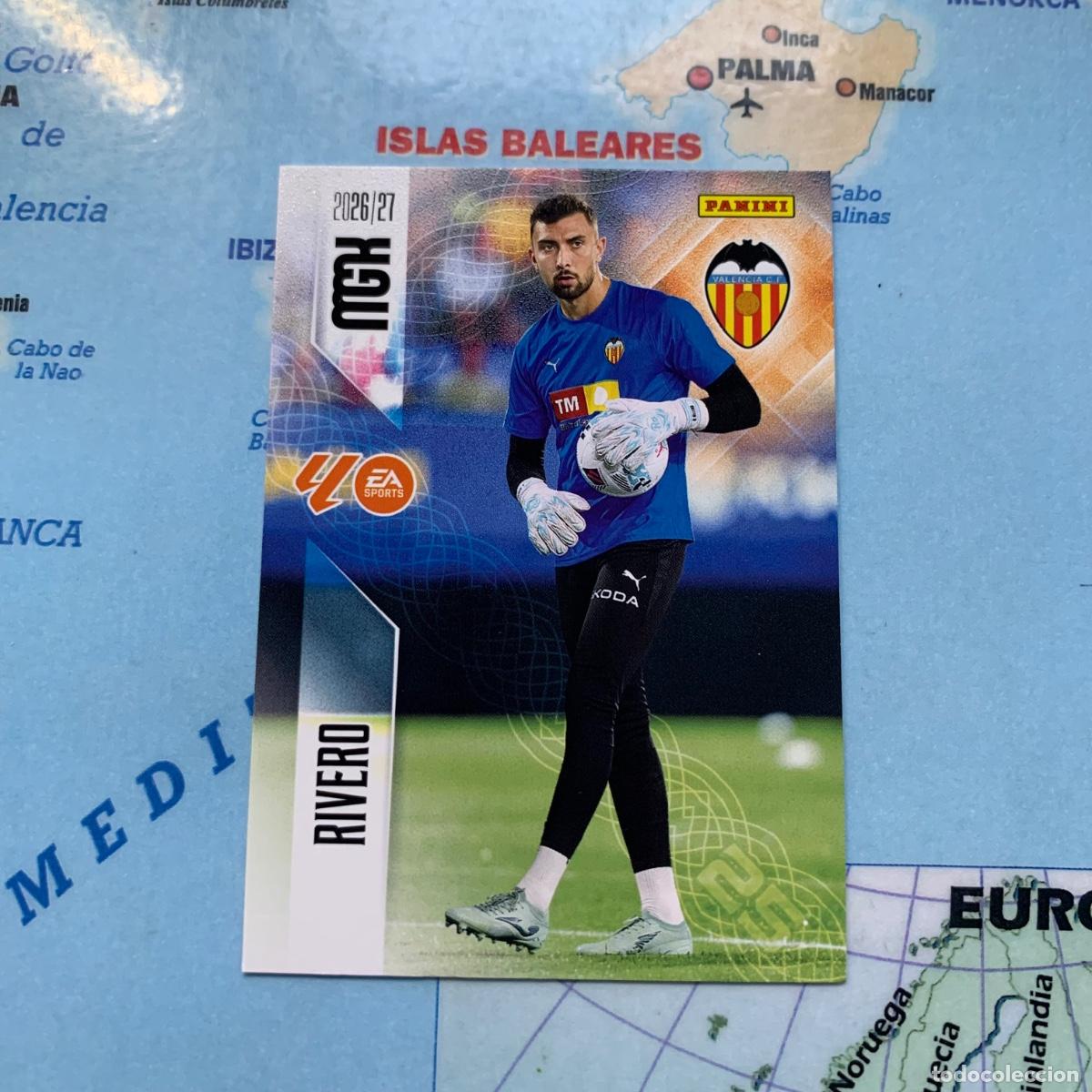 Cromos de f&uacute;tbol: Rivero n&uacute;mero 345 del Valencia megacracks 26-27 2026-2027