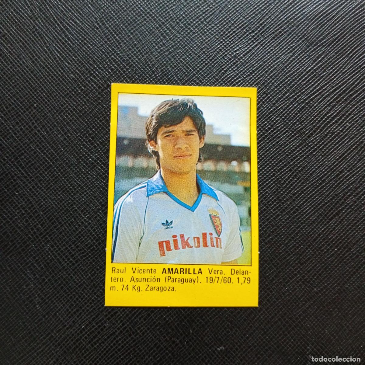 Cromos de f&uacute;tbol: AMARILLA ZARAGOZA CROMO SUPER ROLLAN 1984 CROMO FUTBOL LIGA 84 - DESPEGADO - A149 PG22