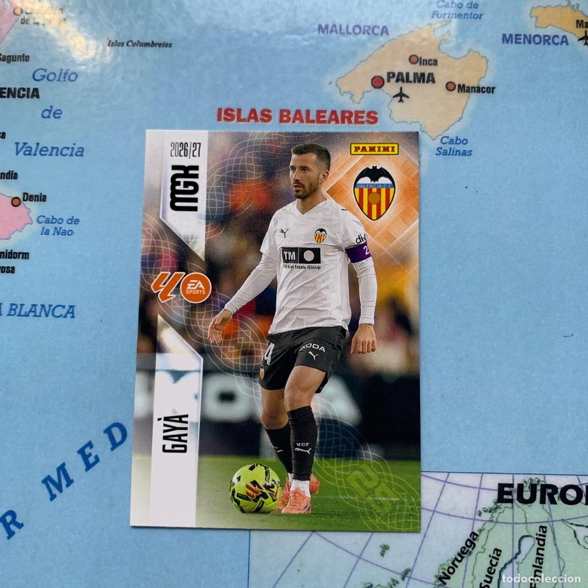 Cromos de f&uacute;tbol: Gaya n&uacute;mero 351 del Valencia megacracks 26-27 2026-2027