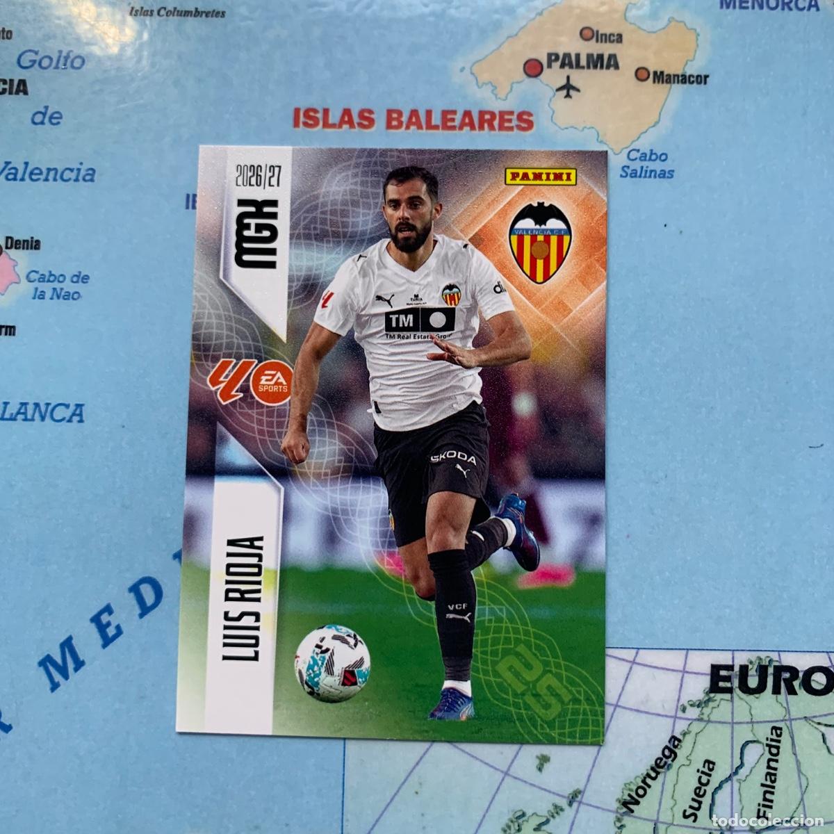 Figurine di Calcio: Luis Rioja n&uacute;mero 355 del Valencia megacracks 26-27 2026-2027